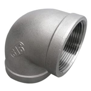CODO INOX. X 90 C-316 C/ROSCA X 150 LBS